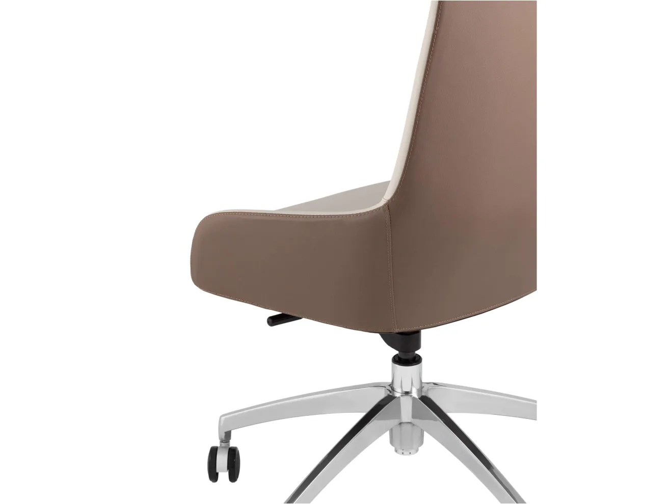 Кресло руководителя STOOL GROUP TopChairs Soulo бежевый/коричневый арт. 1568053