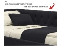 Мягкая кровать-тахта Afelia 900 темная с ортопедическим основанием