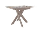Стол DikLine DKB110, Керамика Venetian Brown Light глянец, опоры капучино арт. 1576429