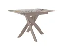 Стол DikLine DKB110, Керамика Venetian Brown Light глянец, опоры капучино арт. 1576429