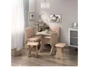 Скамья Лотос 550 / Дуб Сонома / Велюр Латте арт. 1149701