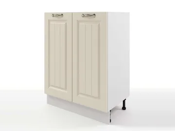 Шкаф напольный Мария 600х820х476 Крем/ Белый