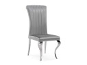 Lund dark grey / steel Стул на металлокаркасе