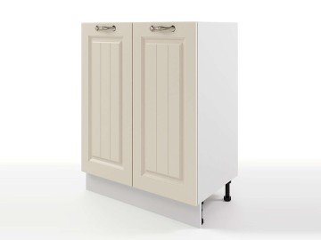 Шкаф напольный Мария 600х820х476 Крем/ Белый