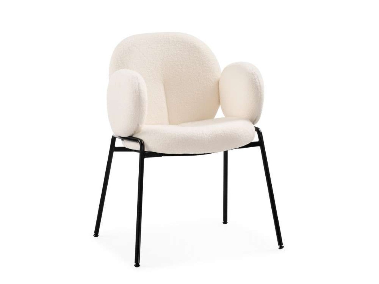 Kalipso white / black Стул на металлокаркасе
