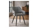 Hera dark gray / black Стул на металлокаркасе