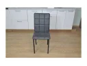 Стул Текс-2 кожзам Серый/каркас черный арт. Uni0220