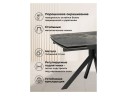 Катчел 120(180)x80 nebula gold / черный Керамический стол