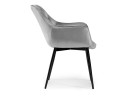Remo light gray Стул на металлокаркасе