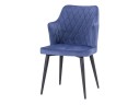 Velen dark blue Стул на металлокаркасе