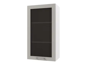 Шкаф навесной Катрин высокий со стеклом 400х920х300