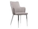 Benza beige fabric Стул на металлокаркасе
