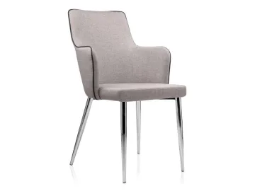 Benza beige fabric Стул на металлокаркасе