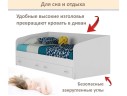 Односпальная кровать-тахта Уника 900 белая
