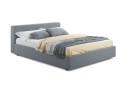 Мягкая кровать Skandi 1600 серая с подъемным механизмом