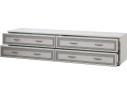 Ливорно Тумба для ТВ-техники ЛТ-2 ясень анкор светлый патина серебро арт. 1357719