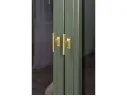 Шкаф-витрина Марион 16.397.02, Дымчатый Зеленый/Олива шагрень арт. 1339567
