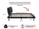 Мягкая кровать Fly 1400 темная с ортопедическим основанием