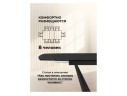 Вейл 140(180)х80 черный мрамор shakespeare black / черный Керамический стол
