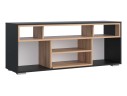 Чезаре c подсветкой черный / дуб вотан ТВ-тумба арт. 1560083