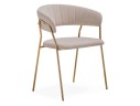 Kamelia 1 beige / gold Стул на металлокаркасе