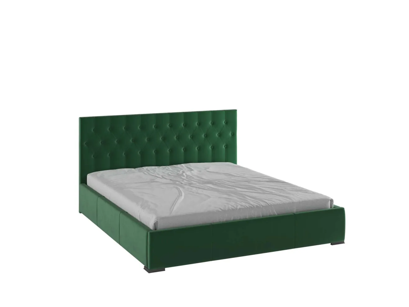 Октавия Кровать интерьерная 180 изумруд ромб, ортопед арт. 1225335