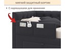 Мягкий защитный бортик темный