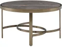 Стол журнальный STOOL GROUP Адриана 80*80 Серая керамика, сталь шампань арт. 1568365