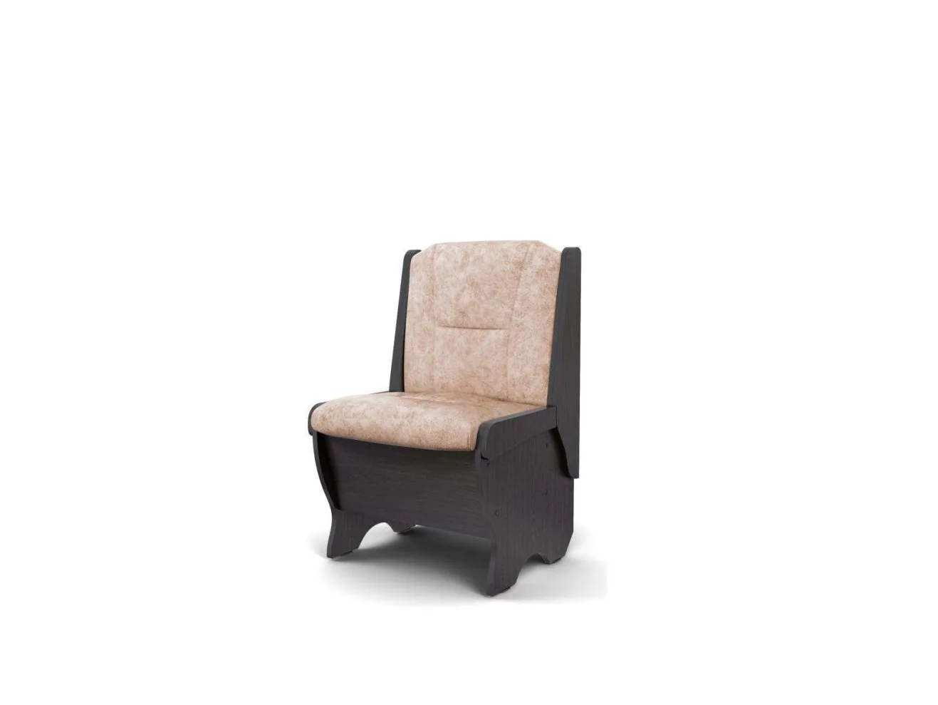 Скамья Лотос 550 / Венге / Велюр Латте арт. 1149687