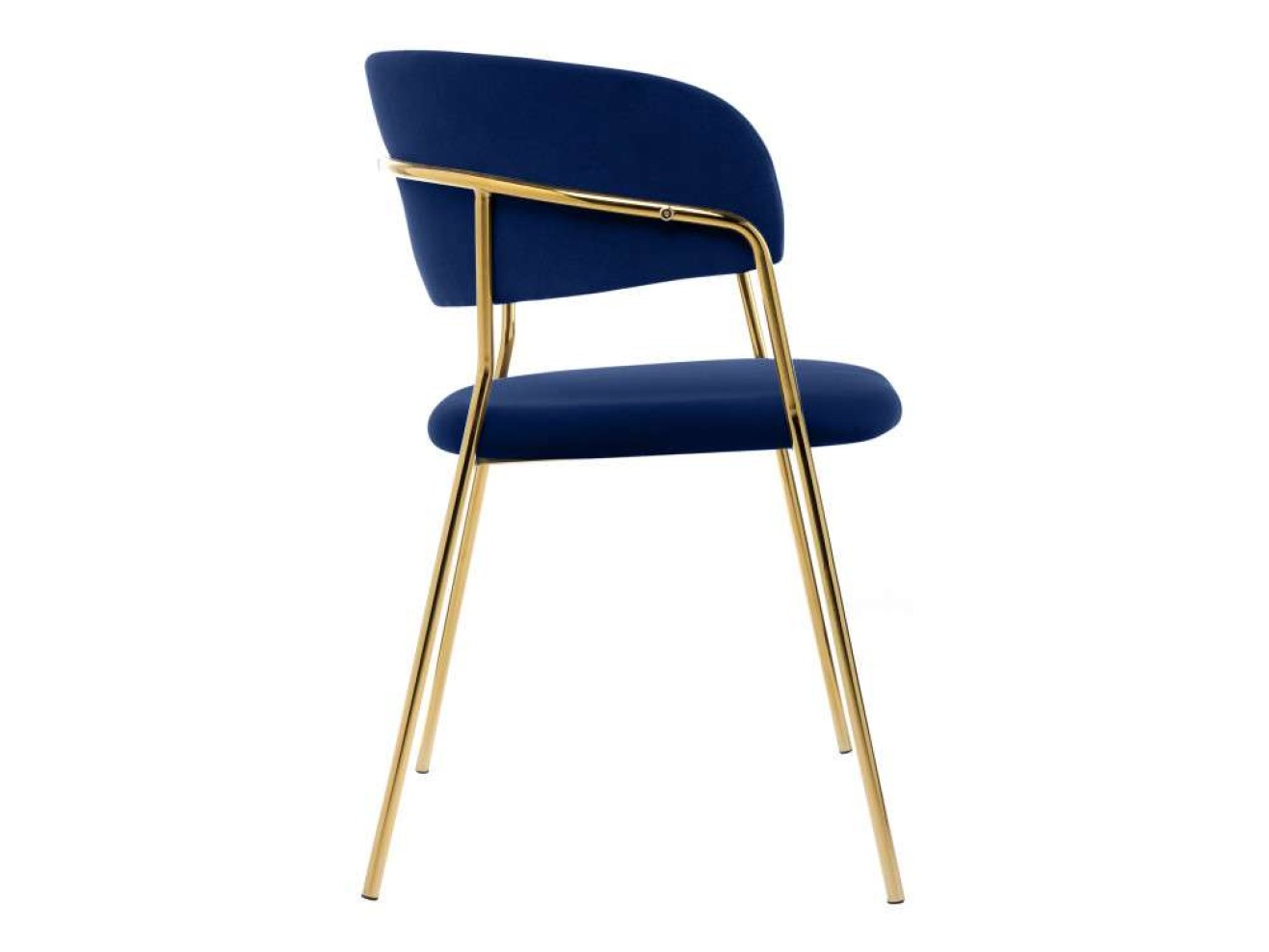 Kamelia 1 dark blue / gold Стул на металлокаркасе арт. 1019251