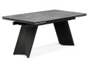 Вейв 160(220)х89 larka grey / черный Керамический стол арт. 1258509