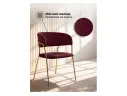 Kamelia 1 wine red / gold Стул на металлокаркасе арт. 1524393