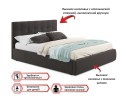 Мягкая кровать Selesta 1600 шоколад с подъемным механизмом