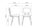 Klint gray / wood Стул деревянный арт. 851493