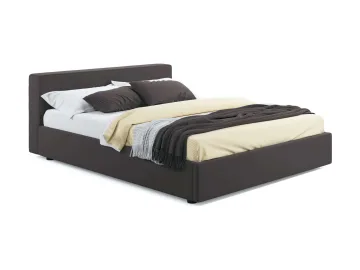 Мягкая кровать Skandi 1600 шоколад с подъемным механизмом