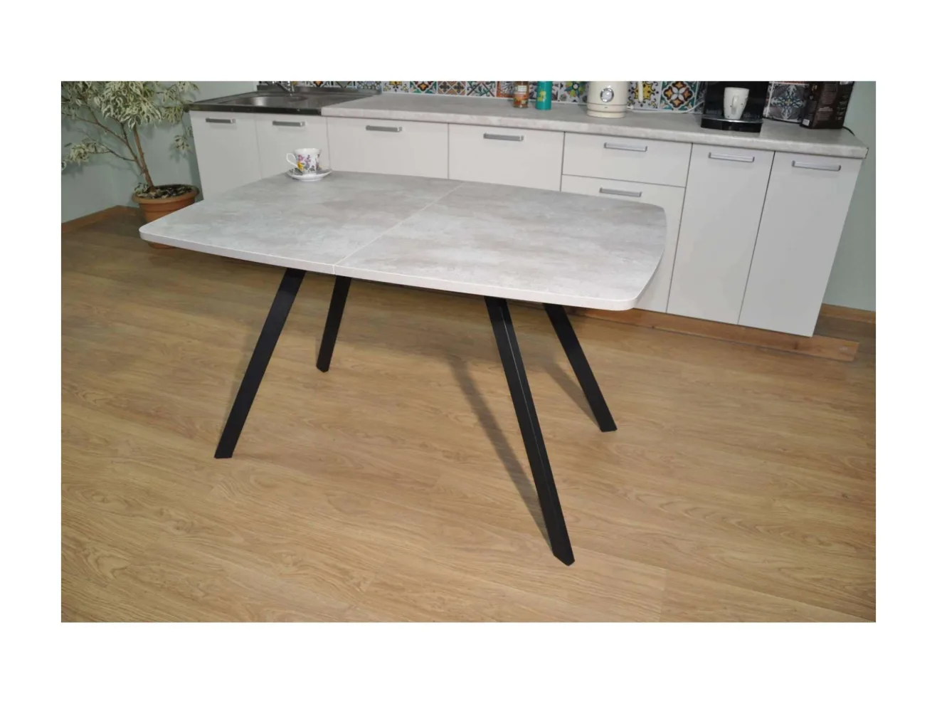 Стол обеденный раскладной Орфей Цемент светлый арт. 1203999