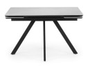 Вилли 120(180)х80 сarmen light grey / черный Керамический стол арт. 1350327