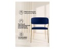 Kamelia 1 dark blue / gold Стул на металлокаркасе арт. 1019251