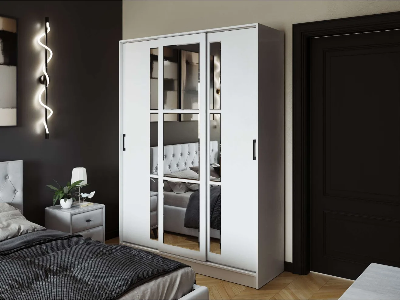 Шкаф-купе Стиль-2 1600 белый арт. 1215035