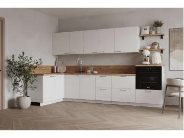 КГ Угловой 1500х3150 (с пм) , Белый софт матовый  Арника РМ в.4