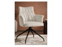 Kaser 360 крутящийся ivory / black Стул на металлокаркасе