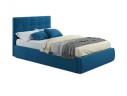 Мягкая кровать Selesta 1200 синяя с подъем.механизмом с матрасом PROMO B COCOS