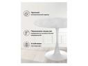 Tulip 90 super white glass Стол стеклянный арт. 1575287