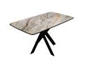 Стол DikLine DKB110, Керамика Venetian Brown Light глянец, опоры черные арт. 1274147