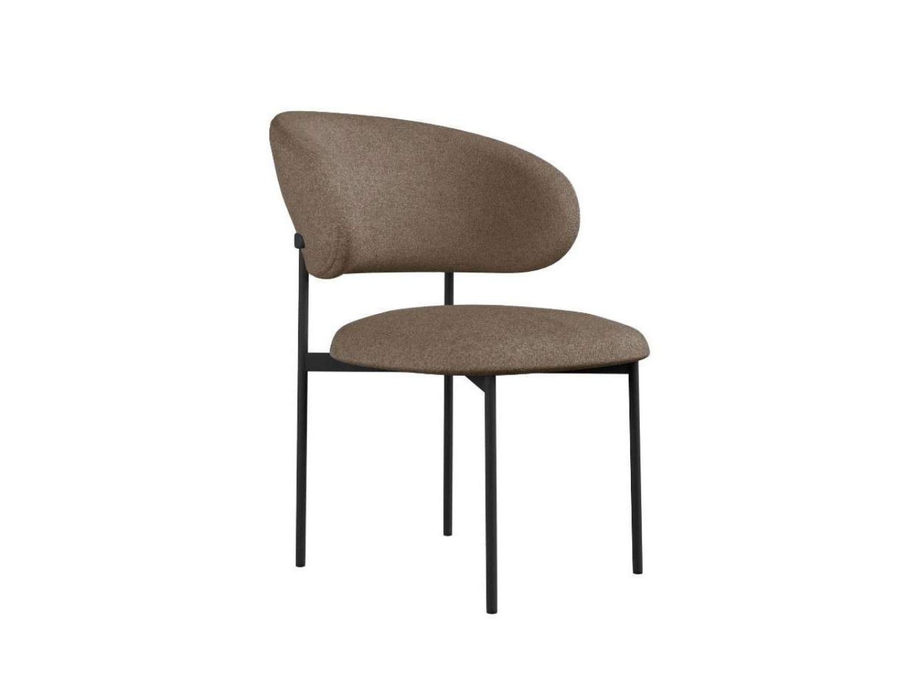 Стул DikLine 201 NS05 CAPPUCCINO, ножки черные