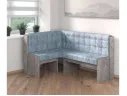 Угловая скамья Квадро бетон ателье/ Лагуна арт. 921549