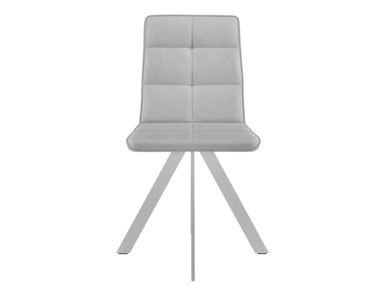 Стул DikLine 230 поворотный B22 GREY, ножки белые арт. 961475