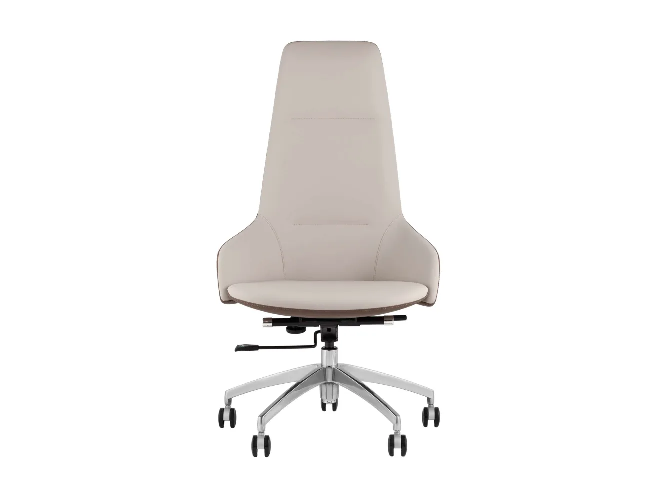 Кресло руководителя STOOL GROUP TopChairs Soulo бежевый/коричневый арт. 1568053