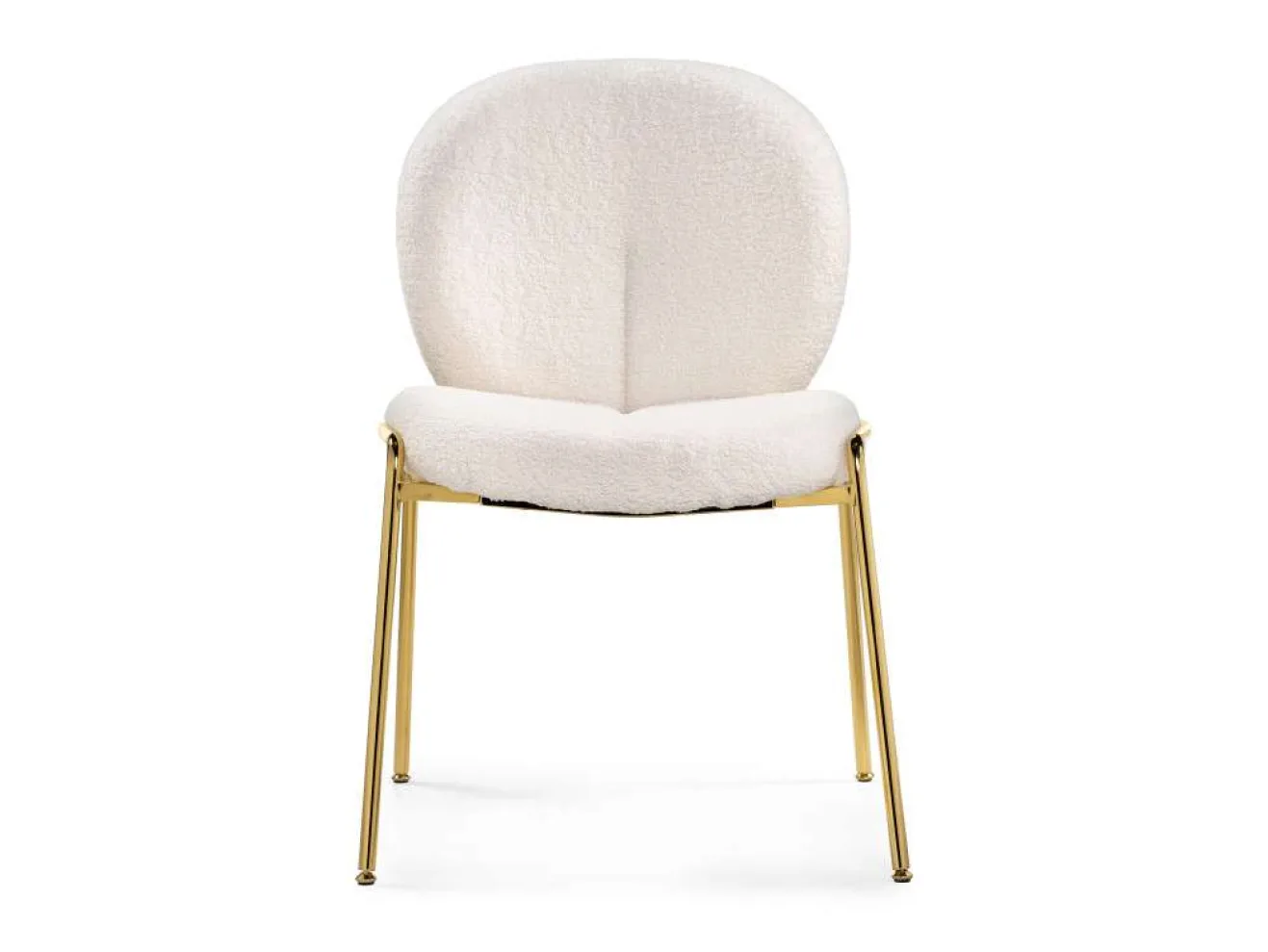 Kalipso 1 white / gold Стул на металлокаркасе арт. 1313589