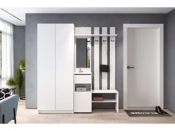 Прихожая Бали, Белый. Комплект 8